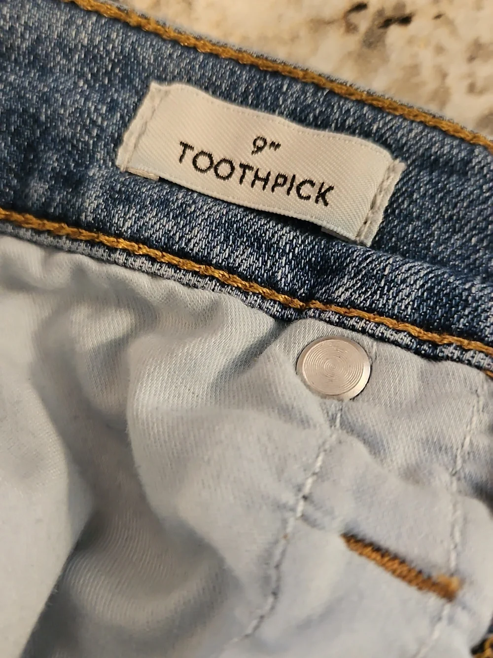 👖J. Crew High-Rise Light Blue Button-Fly Jeans